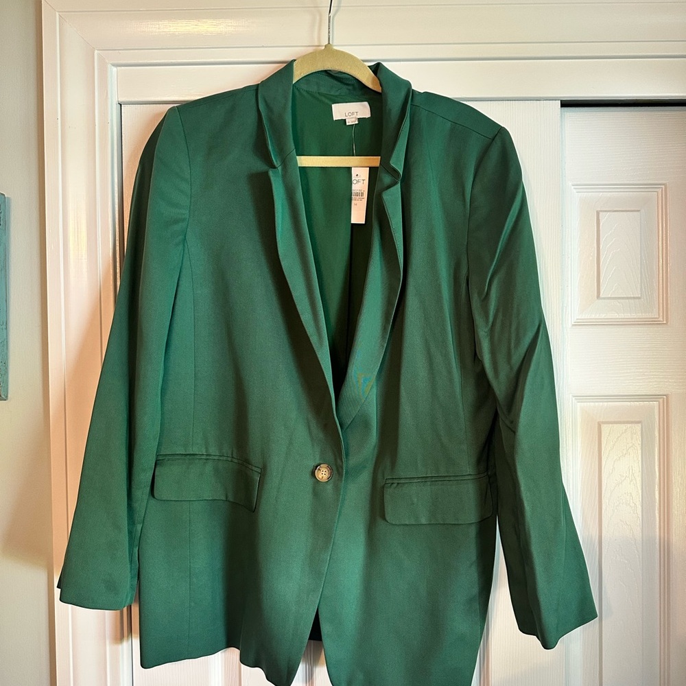 LOFT Emerald Green Blazer